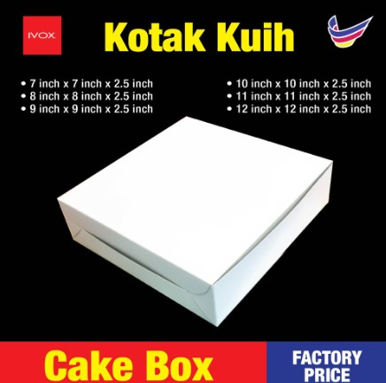 ðŸ‡²ðŸ‡¾ SPECIAL OFFER! Cake Box / Kotak Kuih Talam / Kotak 