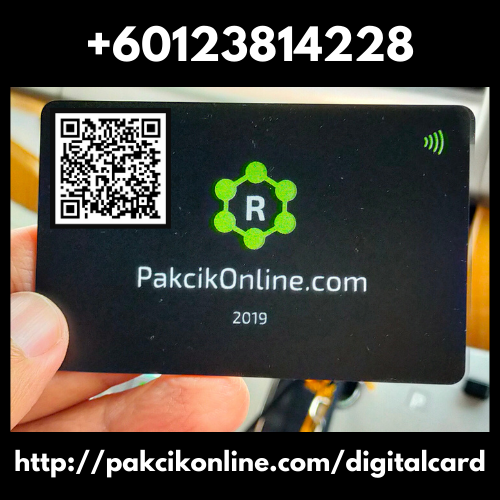 PakcikOnline WIth V1CE Digitalcard | Online Strategy