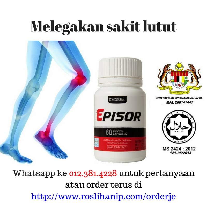 Supplement terbaik Melegakan Sakit Lutut | Putra Jaya