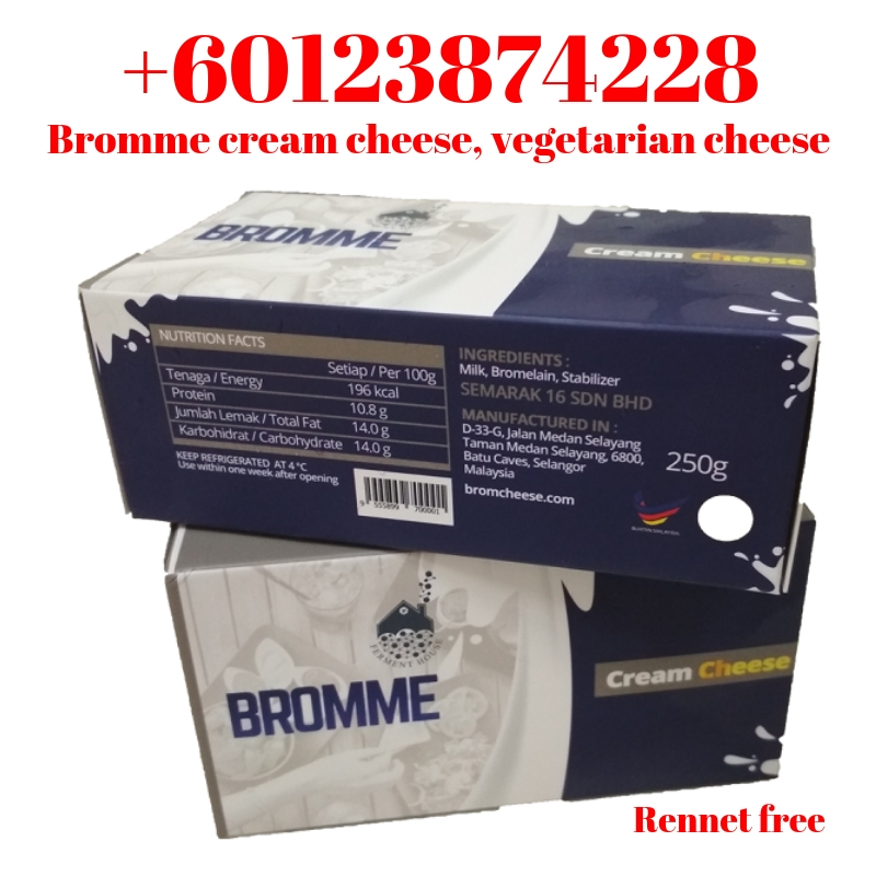 Bromme Cream Cheese Rennet Free | +60123874228