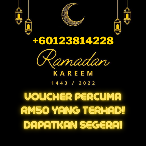 Voucher Percuma RM50 untuk Ramadan Kareem | 0123814228