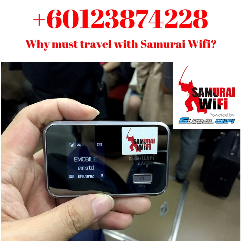 Why must travel with samurai wifi | 60123874228