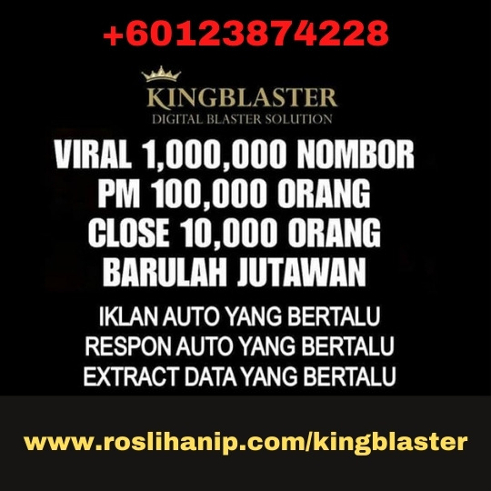 KingBlaster Viral Iklan | +60123874228