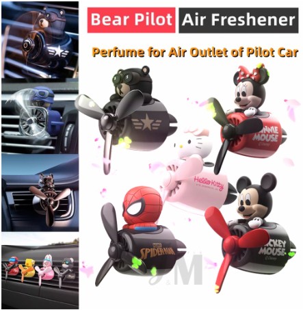 Car Air Freshener Teddy Bear Pilot Car Air Freshener Air Out