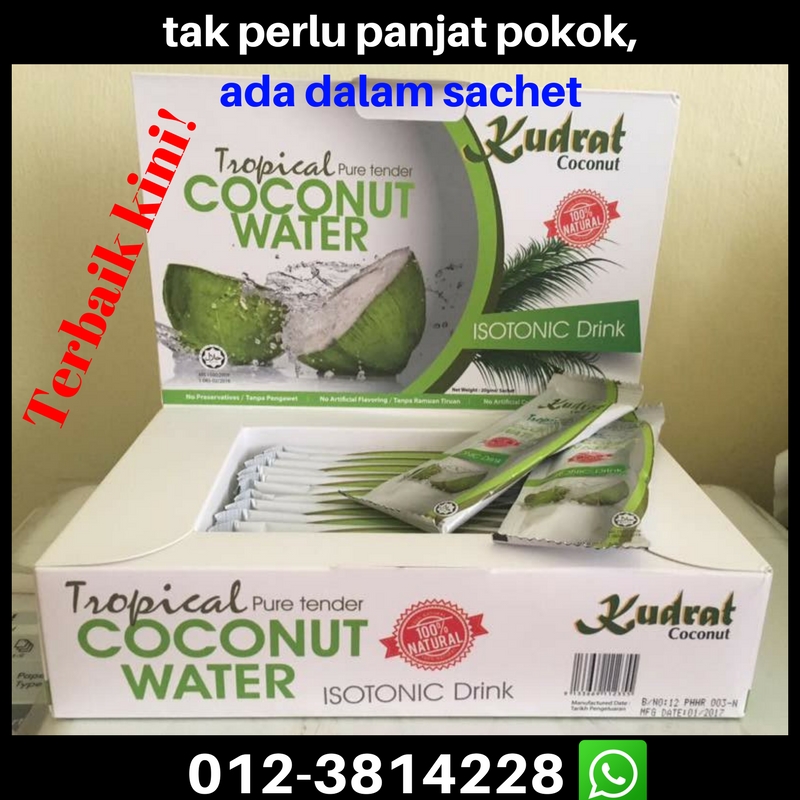 Kudrat first powdered coconut water in Malaysia