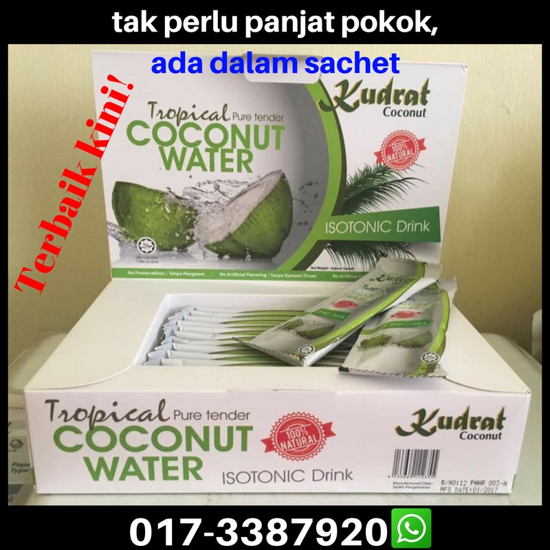 instant coconut water powder sachets