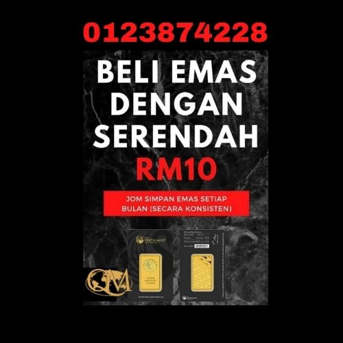 Simpan Emas Dengan Nilai Serendah RM10 Sahaja | 0123874228