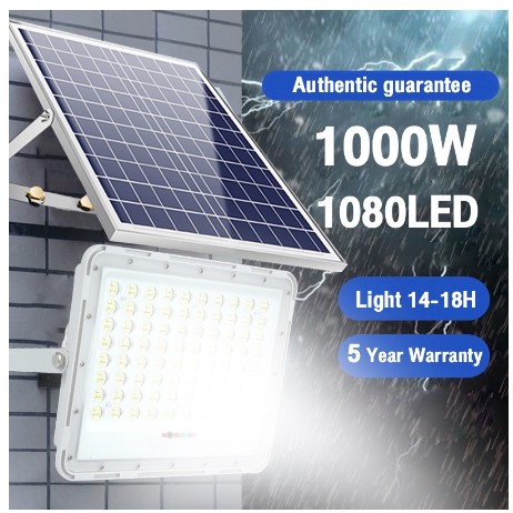 【5-year warranty】1000W Lampu Solar Light Outdoor Lightin