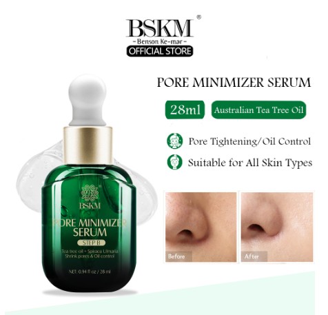 BSKM Pore Minimizer Serum Natural Tea Tree Oil Pore Firming 