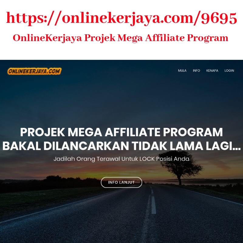onlinekerjaya projek affiliate mega | 60123874228