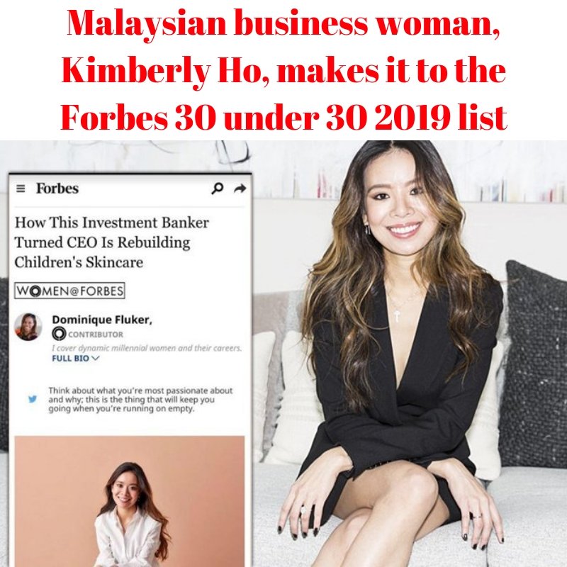 Malaysian makes it to the Forbes 30 under 30 2019 list