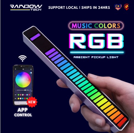 RBTECH RGB Lampu Musik LED Music Rhythm Light Bar Pickup